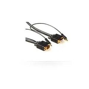 MicroConnect SVGA HD15 5m M-F. 3.5MM 2X 3.5MM 30CM & 30CM M-M 145338821 - Kábel