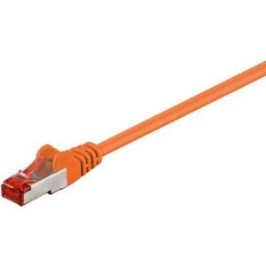 MicroConnect F/UTP CAT6 10m Narancssárga külső PVC burkolat: fóliás árnyékolás 4x2xAWG 27 CCA 145338898 - Kábel