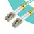 MicroConnect LC/UPC-LC/UPC 15m OM3 MM Duplex LSZH OD: 2mm, 0.3dB Aqua 145339100
