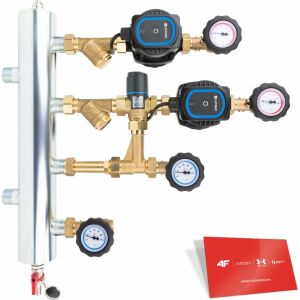 Afriso Keverő készlet hidraulikus csatlakozóval BPS 901A, keverő nélküli rész és ATM 561 szeleppel, Afriso APH 160 szivattyúk 145339204 - Víz, Gáz & Fűtésszerelés