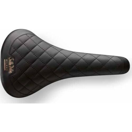 Selle Italia Nyereg SELLA ITALIA TURBO BONNIE Fec Alloy 7, bőr fekete 367g (ÚJ) 145339327