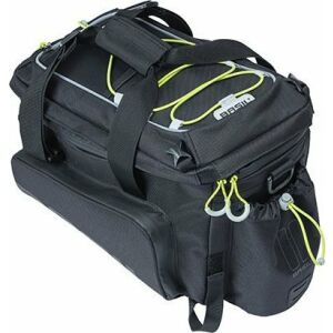 Basil Torba na bagaznik BASIL MILES TARPAULIN TRUNKBAG XL PRO 9-36L, 100% vízálló black lime (szerelőlap nélkül) (NEW 2024) 145339330 - Kerékpáros táska