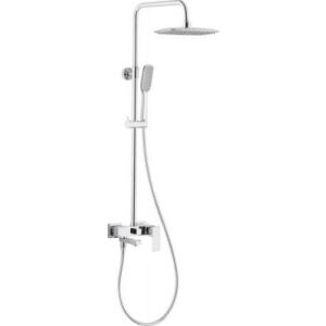 Set de duș KFA Logon cu duș cu efect de ploaie cu robinet cromat (5136-915-00) 145339410 - Set de duș