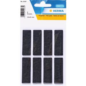 HERMA Filzgleiter negru 15x45 mm 145339463 - Mobilier de birou