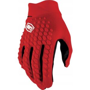 100% Kesztyű 100% GEOMATIC Gloves Red - M (tenyérhossz 187-193 mm) (NEW 2022)