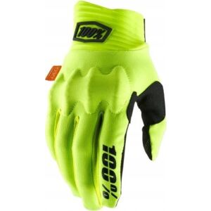 100% Kesztyű 100% COGNITO Gloves Fluo Yellow - XL (tenyérhossz 200-209 mm) (NEW 2022)
