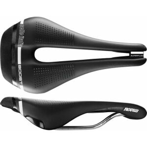 Selle Italia Nyereg SELLE ITALIA NOVUS BOOST SUPERFLOW S (azonosító egyezés - S3) ti 316 cső 7, fibra-tek, fekete (ÚJ) 145339530 - Kerékpár alkatrész