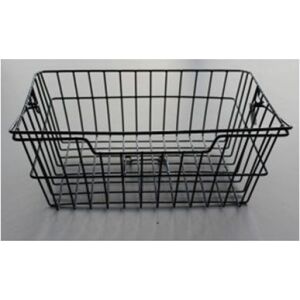 Basil Hátsó csomagtartó kosár BASKET-3 Bottom hooks, acél fekete (BAS-11018)