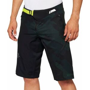 100% Férfi rövidnadrág 100% AIRMATIC LE Shorts fekete camo méret:30 (44 EUR) (ÚJ 2022)