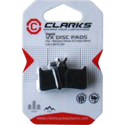 Clarks Fékbetét SHIMANO HOPE (Shimano XT 755-756, M775, Hope Mono 4, 5) szerves doboz 20 pár