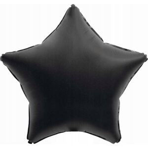 B&C fólia ballon Csillag, matt fekete 19"