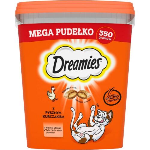 DREAMIES Mix Smaków z Kurczakiem i Serem - przysmak dla kota - 350 g 145339626