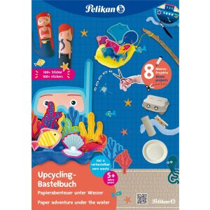 Pelikan Upcycling kézikönyv matrica készlettel, Tengeri világ A4