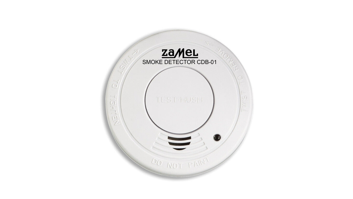 Detector de fum cu baterie Zamel 9V CDB-01 (GAR10000055)