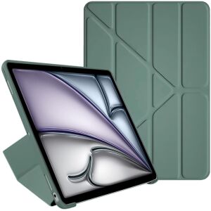 Trifold Case tok iPad Air 13 Gen. 6 2024-hez (Zöld)