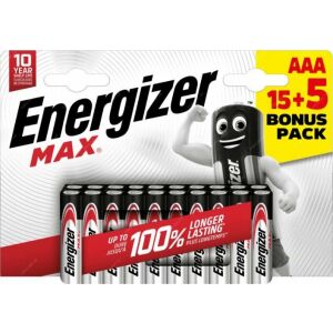 Energizer Energizer LR03/20 Max AAA 15+5 ingyen