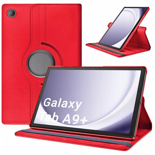 360° Forgó tok Samsung Galaxy Tab A9 Plus 11-hez (Piros) 145340373