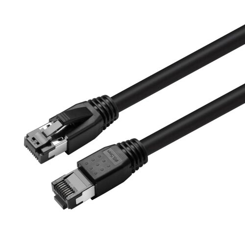 MicroConnect CAT8.1 S/FTP 5m Fekete árnyékolt hálózati kábel LSZH, AWG 24 145340734