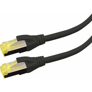 LOGON PREMIUM APR6A015BL hálózati kábel Fekete 1,5 m Cat6a S/FTP (S-STP) 145340905 - FTP kábel