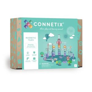 Connetix csempe - Mágneses Építőkészlet Pasztell labdapálya 106 db 145340984 - Golyópálya