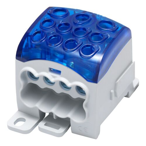 Univerzális elosztó blokk SUB 270 Al/Cu 82070 SIMBLOCK, kék 145341225