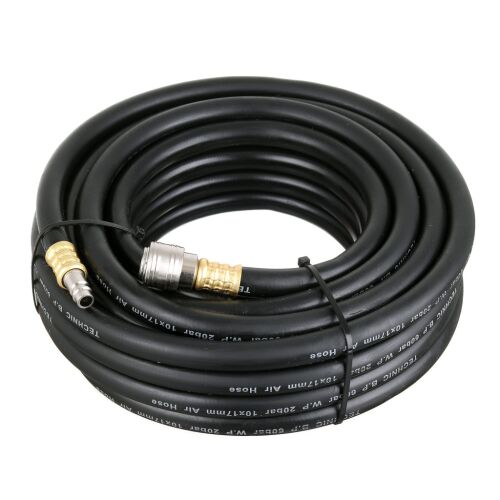 Furtun pneumatic de cauciuc pentru compresoare, 10 metri, 10x17 mm, design rezistent la ulei, 20 bar 145345787