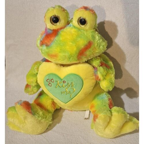 Plüss Tarka béka szívvel   30cm 145348864