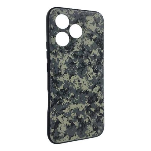Honor 400 Lite, Telefontok, Szilikon, Kamerasziget védelem, Terep minta, Zöld 145351498 - ACCMobile