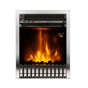 Art Flame Gala silberner Elektrokamin mit Thermostat und Timer - Kamin & Herd