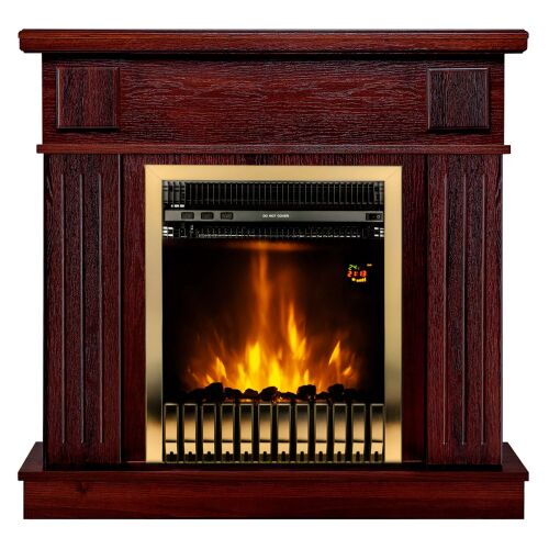 Elektromos kandalló Marina nut & Gala gold, Art Flame, 997x1034x270 mm, 2000W, termosztát, 5 fokozatú lángintenzitás, időzítő