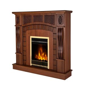 Elektromos-Kandalló Amsterdam ist Gala Arany, Art Flame, 1120 x 1150 x 300 mm, 2000 W, Therme, 5-Lang-Laufzeit, weiß