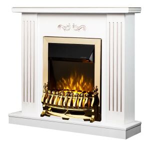 Semineu Electric Smile White & Galileo Gold 145354564 - Șemineu și sobă