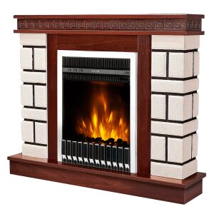 Șemineu electric Art Flame Nazary Mini & Gala Silver cu efect de flacără realist - Șemineu și sobă