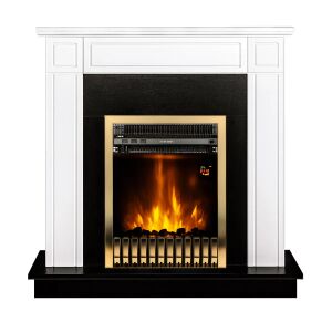 Електрически кандал Adam & Gala arany, Art Flame, 1000x1000x270 mm, 2000 W, Termosztát, 5 szágátú lángintenzítás, Időzítő 145354665 - Камина и печка