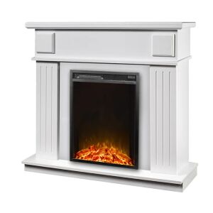 Elektromos kandalló Marina white & Miriam, Art Flame, 997x1034x270 mm, 1500 W, 2 fűtési fokozat, 5 lángintenzitás fokozat, időzítő