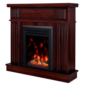 Електрическа камина Art Flame Marina & Cris с ефект на пукане на дърва и опции за цвят на пламъка - Камина и печка