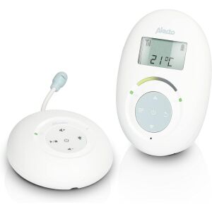 Alecto DBX120 Full Eco DECT Akkus Digitális Babamonitor Bébiőr - Fehér / Kék