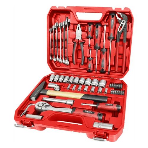 Extol Premium SZERSZÁM ÉS DUGÓKULCS KÉSZLET, 55 DB 8818420 145357881