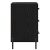 vidaXL Dulap de noapte Stejar negru 40 x 40 x 66 cm Lemn compozit 145360036