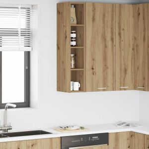 vidaXL Függő szekrény Riga Artisan tölgy 20 x 29,5 x 100 cm Faanyag 145360241 - Konyhaszekrény