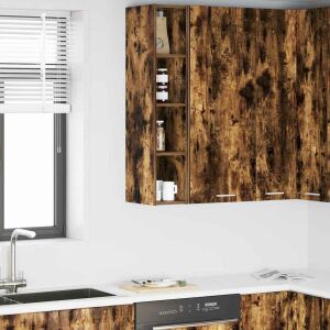 vidaXL Függő szekrény Riga Füstölt tölgy 20 x 29,5 x 100 cm Faanyag 145360248 - Konyhaszekrény