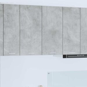 vidaXL Függő szekrény Riga Beton Szürke 80 x 31 x 80 cm Faanyag