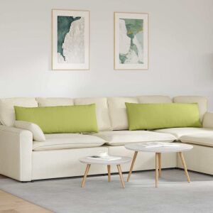 vidaXL Perne pentru canapea 2 pcs Verde deschis 120 x 40 cm țesătură 145364669 - Mobilier de grădină