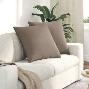 vidaXL Kanapé párnák 2 pcs Tópszínű 60 x 60 cm szövet 145364948 - Kert