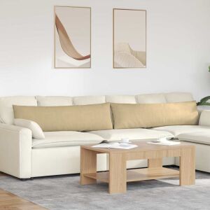 vidaXL Kanapé párnák 2 pcs Szürke zöld 145 x 40 cm Bársonyos szövet 145365442 - Kert