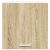 vidaXL Függő szekrény Riga 2 pcs Sonoma tölgy és fehér 40 x 31 x 40 cm 145366163