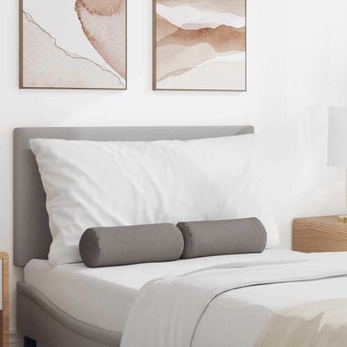 vidaXL Hengerpárnák 2 pcs Tópszínű Ø 15 x 40 cm szövet 145366377