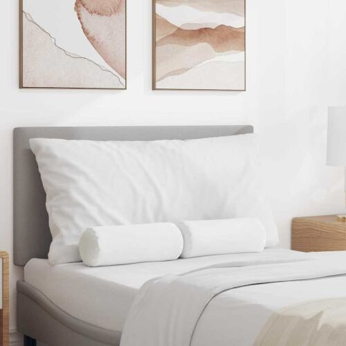 vidaXL Hengerpárnák 2 pcs Fehér Ø 15 x 40 cm szövet 145366400