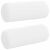 vidaXL Hengerpárnák 2 pcs Fehér Ø 15 x 40 cm szövet 145366400