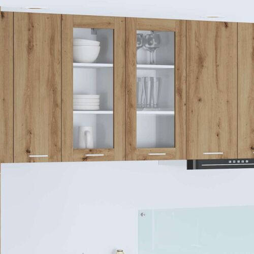 vidaXL Függő szekrény Riga Artisan tölgy 40 x 31 x 80 cm Faanyag 145367096